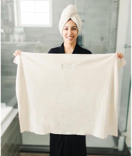 ROLSHOL 2-Pack Large Microfiber Hair Towel Wraps - Image 5