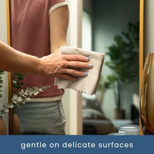 S&T INC. Microfiber Cleaning Cloth, 50 Pack, 11.8" x 11.8" - Image 3