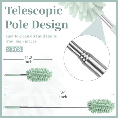 2 PCS Car Interior Duster with Extension Pole, Dusters - Image 2
