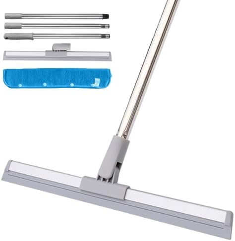 DrDirt Floor Squeegee | 120cm/47in Silicone Magic Broom by DrDirt