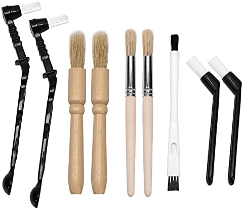 9PCS Coffee Machine Cleaning Brush Grinder Wooden Cleaning Brush Coffee Machine by CADUFUELLY