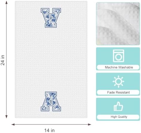 Chinoiserie Initial Kitchen Towels, Personalized Kitchen Towels, Personalized - Image 6