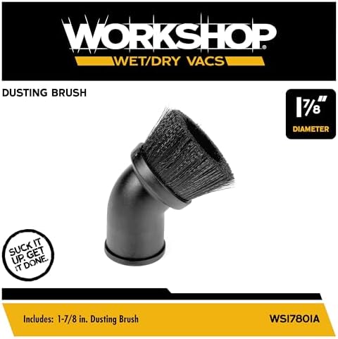 WORKSHOP Wet/Dry Vacs WS17801A 1-7/8-in. Dusting Brush Vacuum Attachment - Image 2