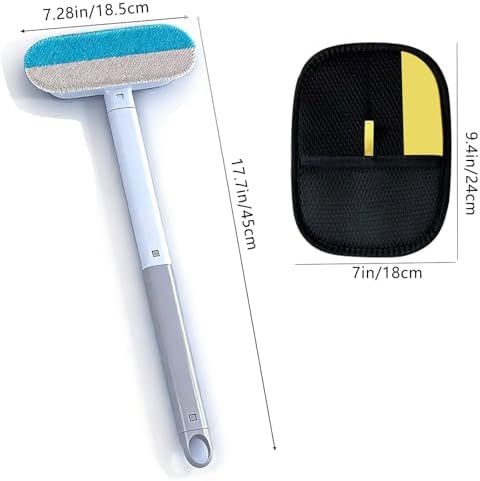 4 in 1 Pet Hair Remover with Glove, 17.7" Extra Long Handle Reusable Lint Brush - Image 7