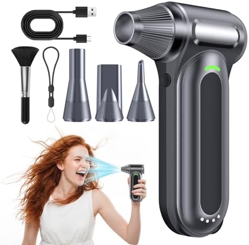 Compressed Air Duster, 000 RPM Electric Air Duster by FAOGO