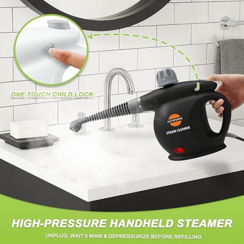 Handheld Steam Cleaner, Pressurized Multi-Surface Steam Shot - Image 3