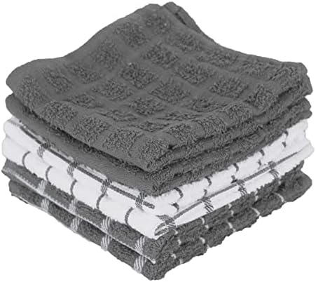 Ritz Terry Check Dish Cloth Set: Highly Absorbent & Super Soft by RITZ