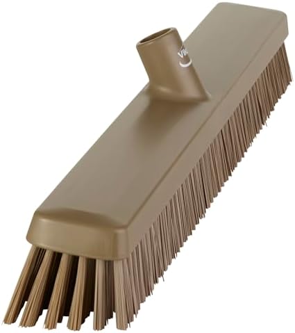 Vikan 319566 24" Heavy-Duty Push Broom, Soft/Stiff - Image 2