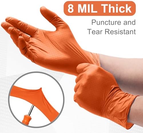 WECARE 8 Mil Nitrile Gloves - Image 3
