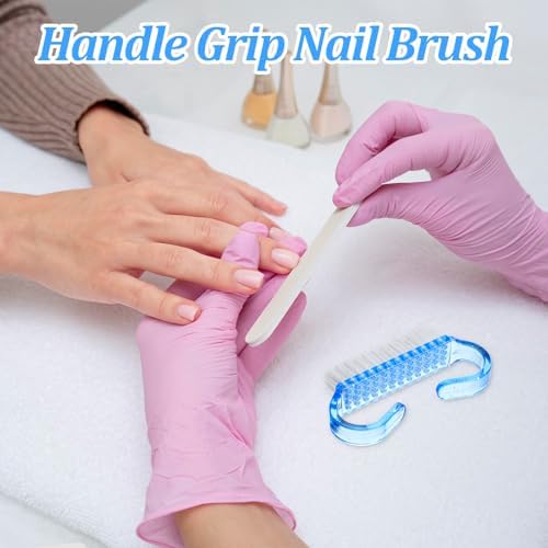400pcs Handle Grip Nail Brush Bulk - Image 4