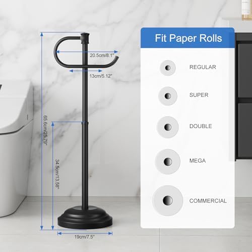RUMOSE Toilet Paper Holder Stand - Image 6