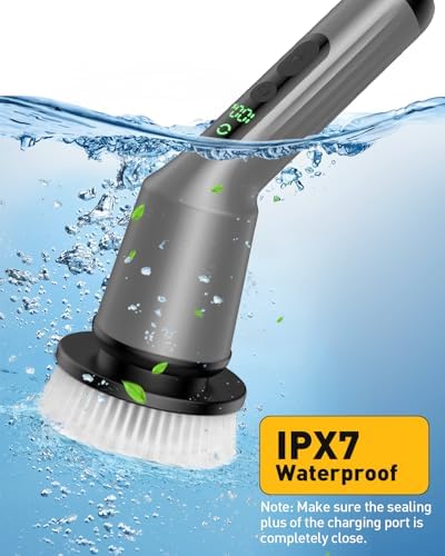 Electric Spin Scrubber for Bathroom, Shower Scrubber - Image 6