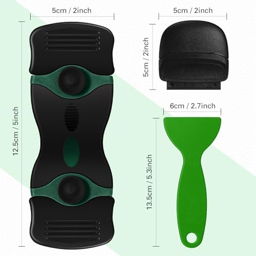 Tallew 9 Pcs Plastic Scraper Set Paint Tool Non Scratch Putty - Image 2