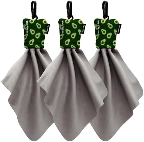 SPUDZ Classic Microfiber Lens Cleaner – Clip-On Pouch, Washable – by SPUDZ