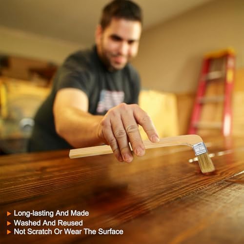 HARFINGTON Paint Brush 2Pcs 1" Brush Width Reusable Variety Angle Bend Brushes - Image 5