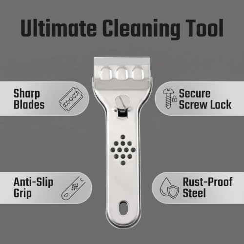 Stainless Steel Razor Blade Scraper - Image 3