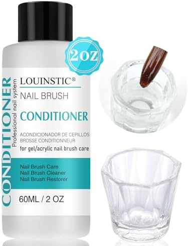 Nail Art Brush Cleaner 2 oz by LOUINSTIC
