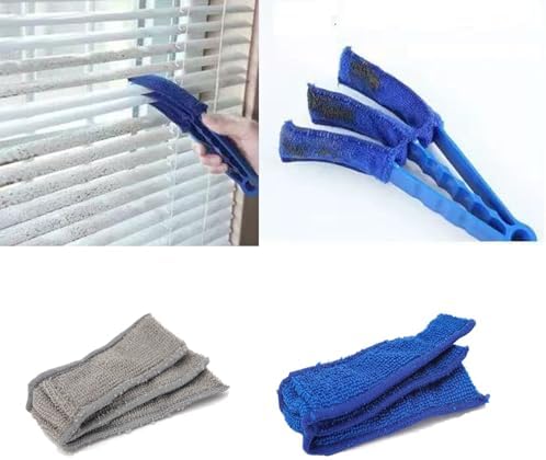 6 Pack Blind Duster Head Replacement Window Blind Cleaner Refill Microfiber - Image 5