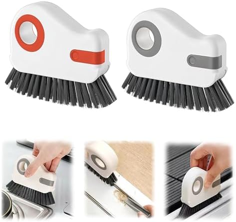 2 in 1 Groove Cleaning Brush, New Window Track Cleaning Tools Multifunction by AYNUUY