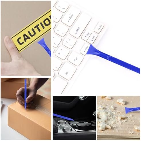 Car Crevice Cleaning Tool, 9 Pieces No-Scratch Plastic Scraper Tool - Image 7