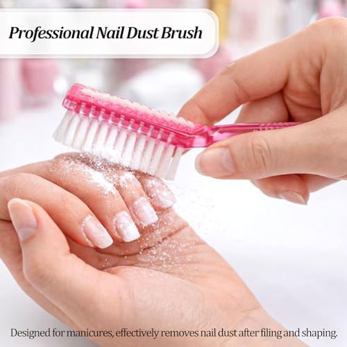 Dual-Sided Handle Grip Nail Cleaning Brush - Image 3