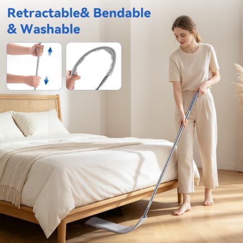 4 Pcs Blind Cleaner & Gap Duster, Under Fridge Retractable Cleaning Tools - Image 6