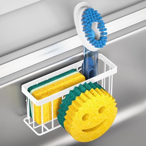Sponge Holder Smiley Face, Sink Organizer by MURLONG