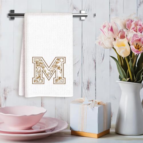 Chinoiserie Initial Kitchen Towels, Personalized Kitchen Towels, Personalized - Image 3