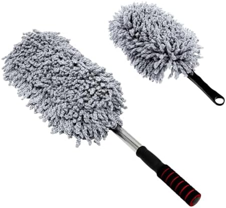 2 PCS Microfiber Car Dusters, Scratch Free Auto Exterior Dust Brust Set by Unknown