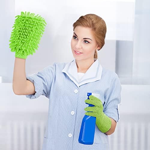 Potchen 6 Pcs Microfiber Dusting Mitt Glove - Image 4