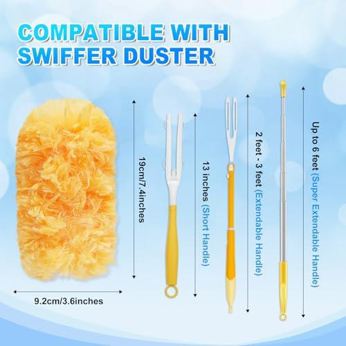 22 Pack Duster Refills w/2 Handles, Compatible - Image 2