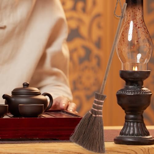 Luxshiny Tea Tray Brush Mini Straw Broom - Image 4