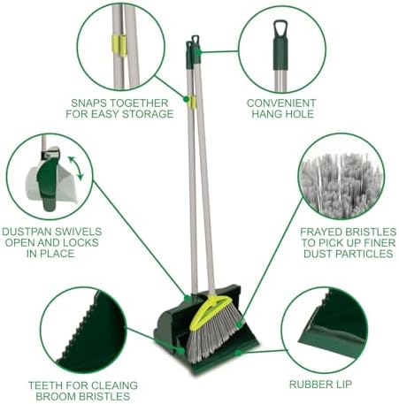 Pine-Sol Broom and Dustpan Set for Home - Image 2