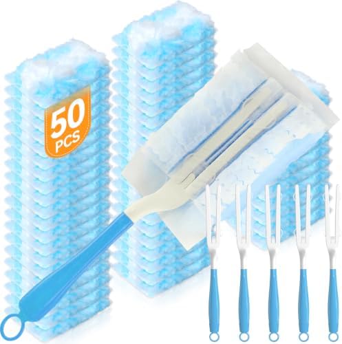50PCS Microfiber Duster Refills Kit by LYASIL