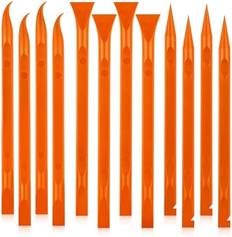 12Pcs Plastic Scraper Tool, Crevice Cleaning Tool, Non-Scratch Car Detailing by Unknown