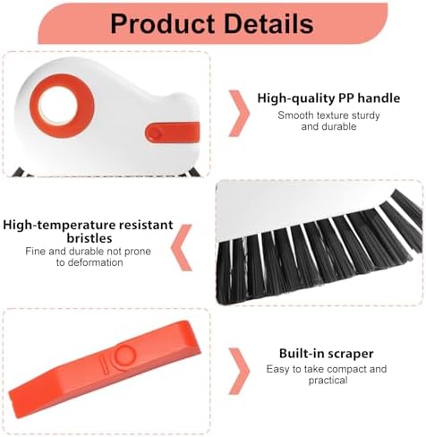 2 Pcs 2 in 1 Window Track Cleaner, Groove Cleaning Brush - Image 3