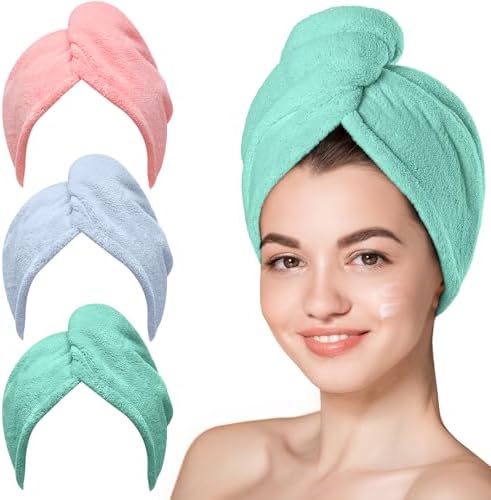 Hicober Microfiber Hair Towel Wrap by Hicober
