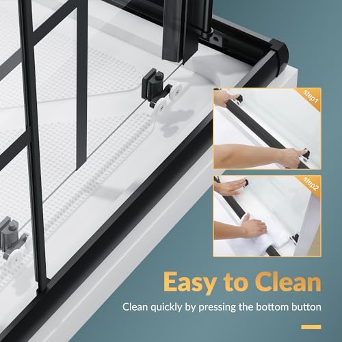 ELEGANT Framed Sliding Shower Enclosure 36 in. D x 36 in. W x 72 in. H - Image 5