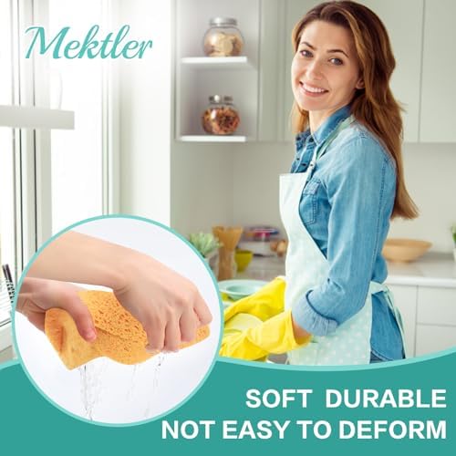 Extra Large Cellulose Kitchen sponges, 5.9" x 4.3" x 1.4" - Image 6