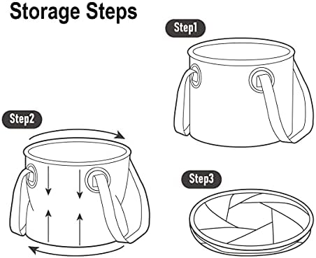 Naturehike Multifunctional Collapsible Water Basin, Folding Tub, Portable Bin - Image 6