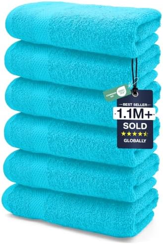 DAN RIVER 6-Pack Premium Hand Towels by DanRiver