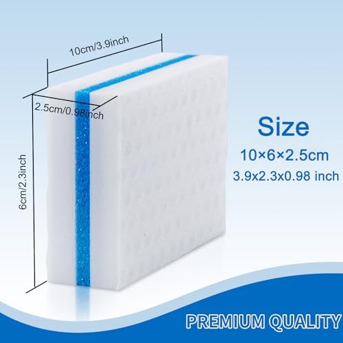 M. Neat Upgrade Melamine Sponge, 20 Pack Extra Thick More Lasting 3X Density - Image 2