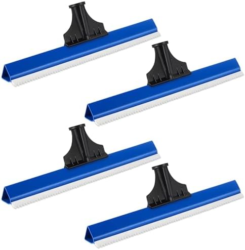 4 Pack 16 Inches Epoxy Floor Squeegees Notched Squeegee by Lanties