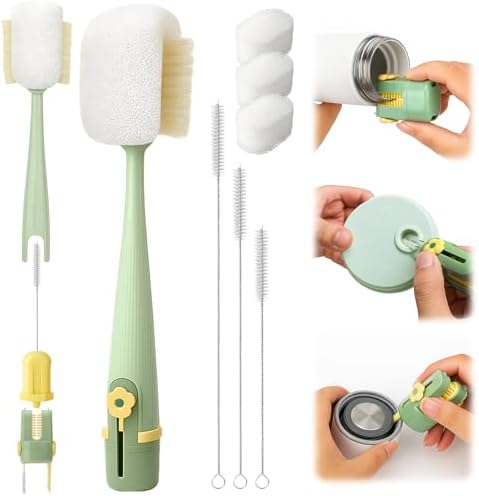 Palksky 5 in 1 Water Bottle Cleaning Brush Set by Palksky