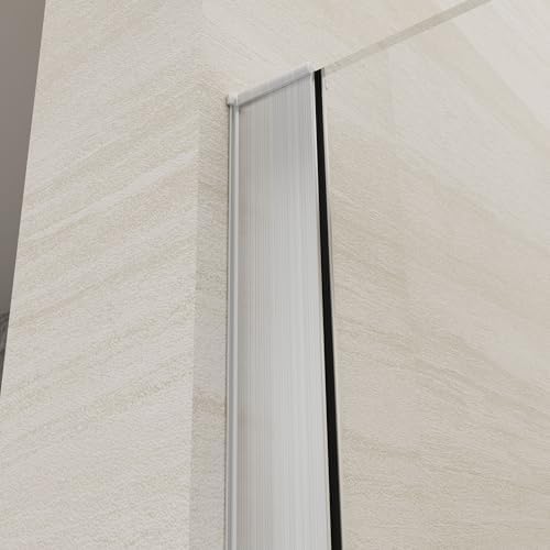 Shower Screen 36" x 76" Shower Wall Panel Brushed Silver - Image 4