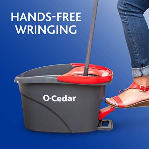 O-Cedar EasyWring Microfiber Spin Mop and Bucket Cleaning System - Image 3