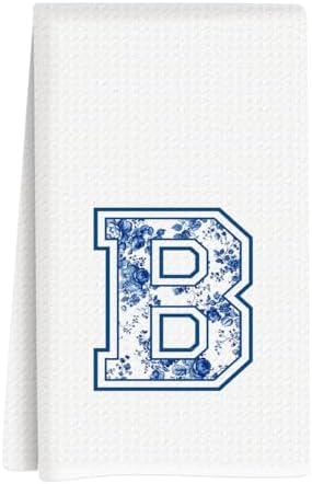 Chinoiserie Initial Kitchen Towels, Personalized Kitchen Towels, Personalized by Unknown