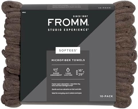 Fromm Softees Microfiber Salon Hair Towels by Fromm