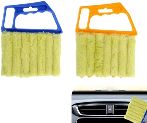 2PCS Blind Cleaner Duster Tool, Microfiber Washable Handheld Mini Duster Brush by Unknown