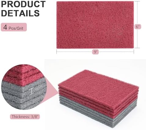 6"x9" Scuff Pads 8 Pack - Image 2
